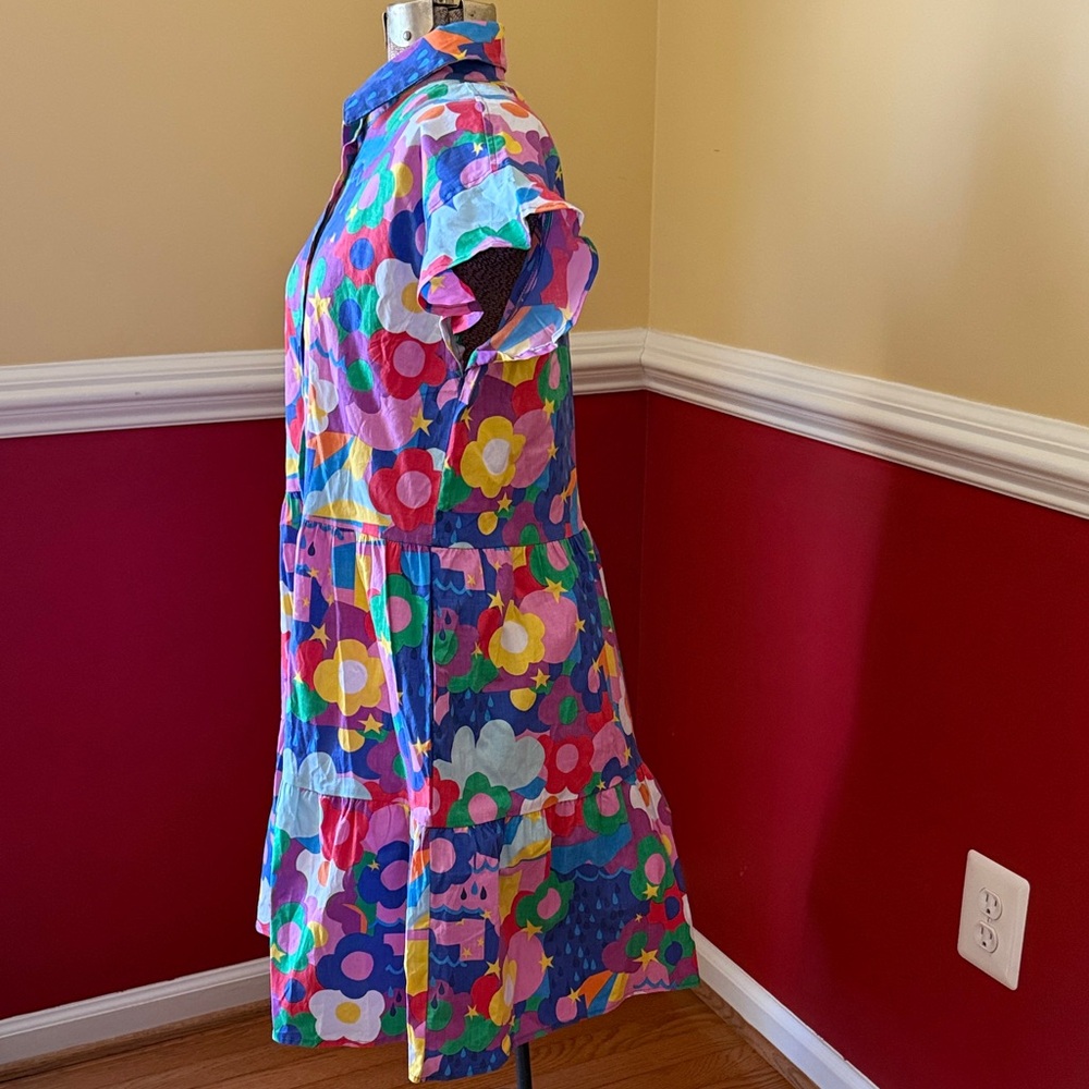 Small Nooworks Eloise Dress in Summer Daze Print-NWT - Picture 4 of 7